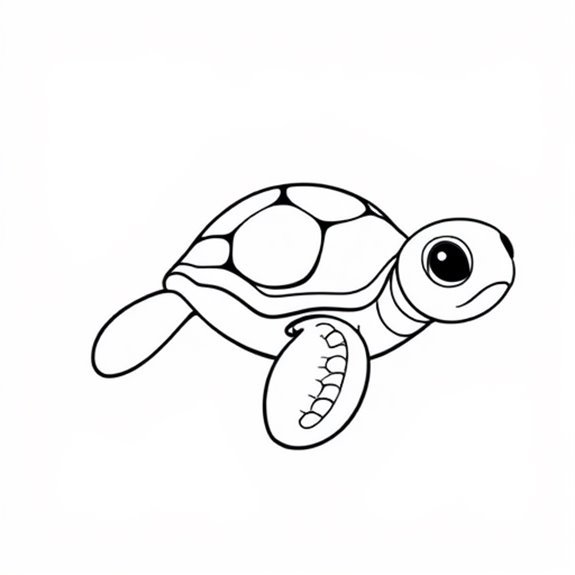 Adorable Tiny Sea Turtle Coloring Pages Adorable Tiny Sea Turtle Coloring Pages