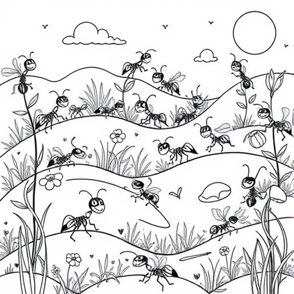 Ants Thrive In Diverse Habitats Coloring Pages Ants Thrive In Diverse Habitats Coloring Pages
