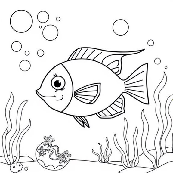 Aquatic Life Harmony Displayed Coloring Pages Aquatic Life Harmony Displayed Coloring Pages