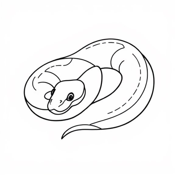 Ball Python Abstract Design Coloring Pages Ball Python Abstract Design Coloring Pages