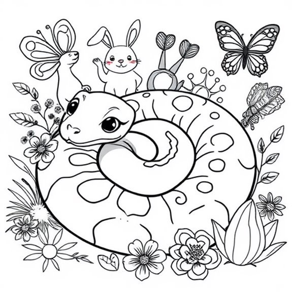 Ball Python Companionship Adventure Coloring Pages Ball Python Companionship Adventure Coloring Pages