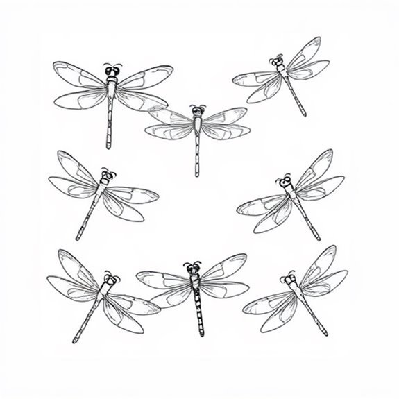 Basic Dragonfly Outline Designs Coloring Pages Basic Dragonfly Outline Designs Coloring Pages