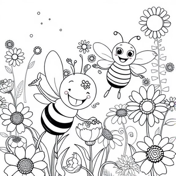 Buzzing With Joyful Harmony Coloring Pages Buzzing With Joyful Harmony Coloring Pages
