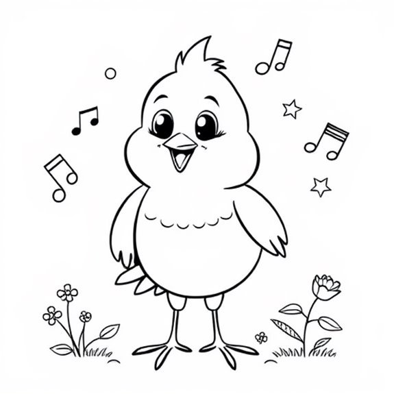 Canary Educational Information Facts Coloring Pages Canary Educational Information Facts Coloring Pages