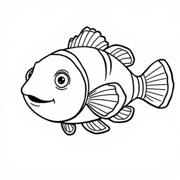 Clownfish Detailed Coloring Page Coloring Pages Clownfish Detailed Coloring Page Coloring Pages