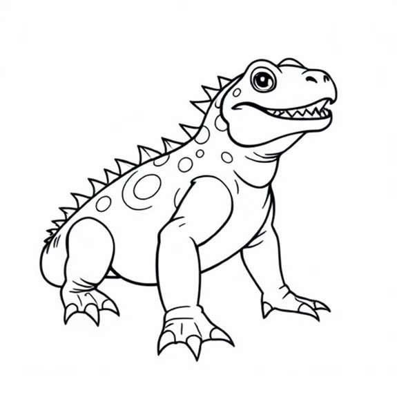 Colorful And Venomous Lizard Coloring Pages Colorful And Venomous Lizard Coloring Pages