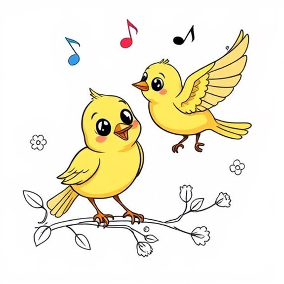 Colorful Animated Bird Characters Coloring Pages Colorful Animated Bird Characters Coloring Pages
