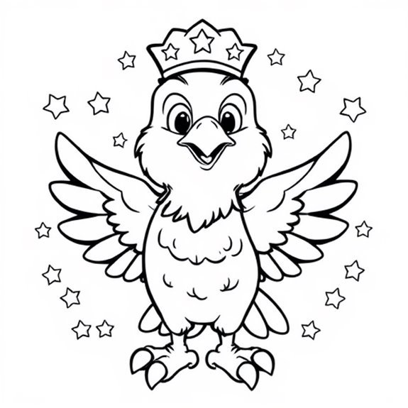 Colorful Animated Eagle Designs Coloring Pages Colorful Animated Eagle Designs Coloring Pages