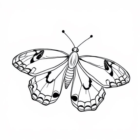 Colorful Butterfly With Beauty Coloring Pages Colorful Butterfly With Beauty Coloring Pages