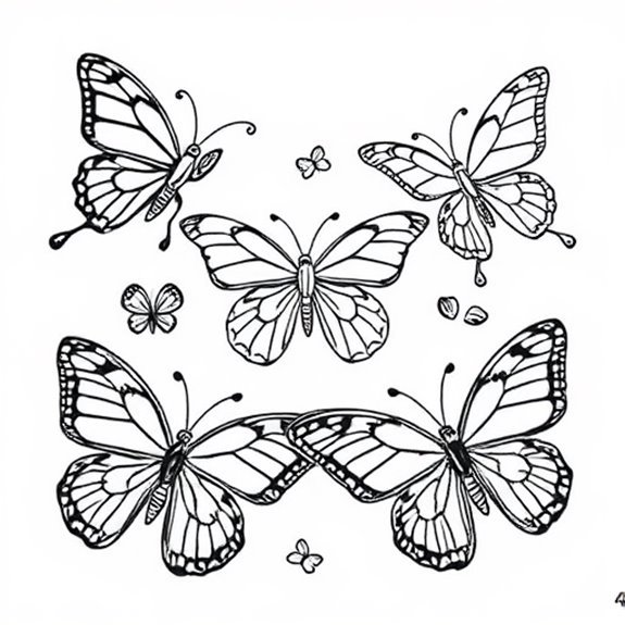 Colorful Exotic Butterfly Species Coloring Pages Colorful Exotic Butterfly Species Coloring Pages