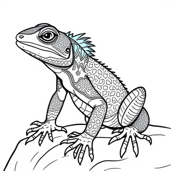 Colorful Lizard Skin Designs Coloring Pages Colorful Lizard Skin Designs Coloring Pages