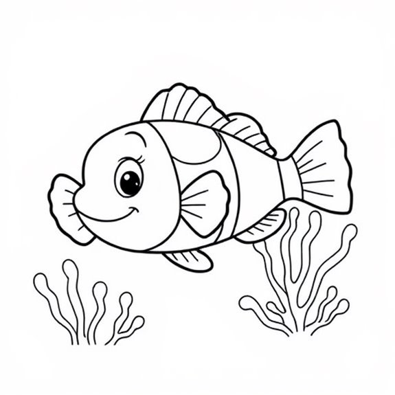 Colorful Marine Fish Species Coloring Pages Colorful Marine Fish Species Coloring Pages