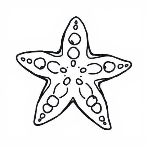 Colorful Starfish Coloring Page Coloring Pages Colorful Starfish Coloring Page Coloring Pages