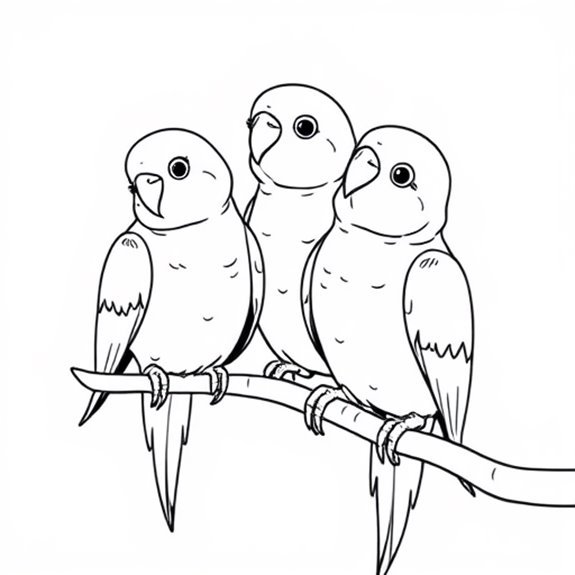 Coloring Page Of Parakeet Coloring Pages Coloring Page Of Parakeet Coloring Pages