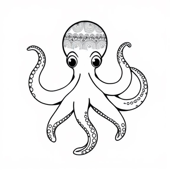 Creative Designs Featuring Octopuses Coloring Pages Creative Designs Featuring Octopuses Coloring Pages