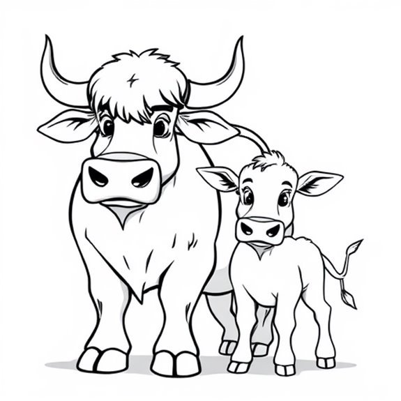 Cute Calf Coloring Fun Coloring Pages Cute Calf Coloring Fun Coloring Pages