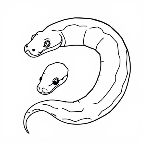 Detailed Ball Python Design Coloring Pages Detailed Ball Python Design Coloring Pages