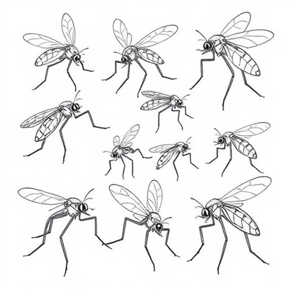 Detailed Mosquito Artwork Collection Coloring Pages Detailed Mosquito Artwork Collection Coloring Pages