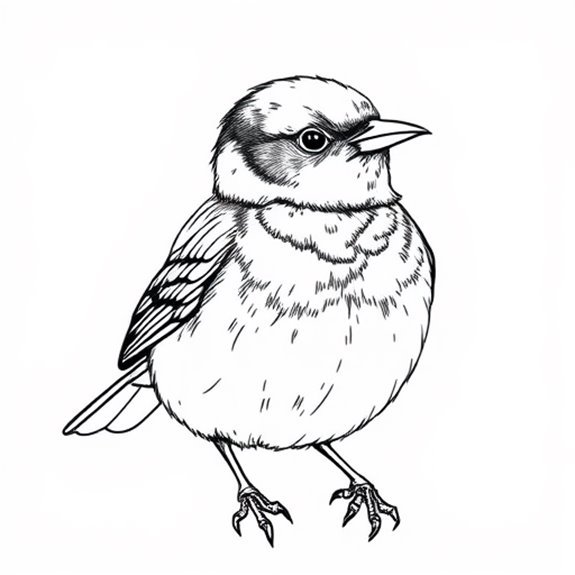 Detailed Sparrow Artwork Showcase Coloring Pages Detailed Sparrow Artwork Showcase Coloring Pages
