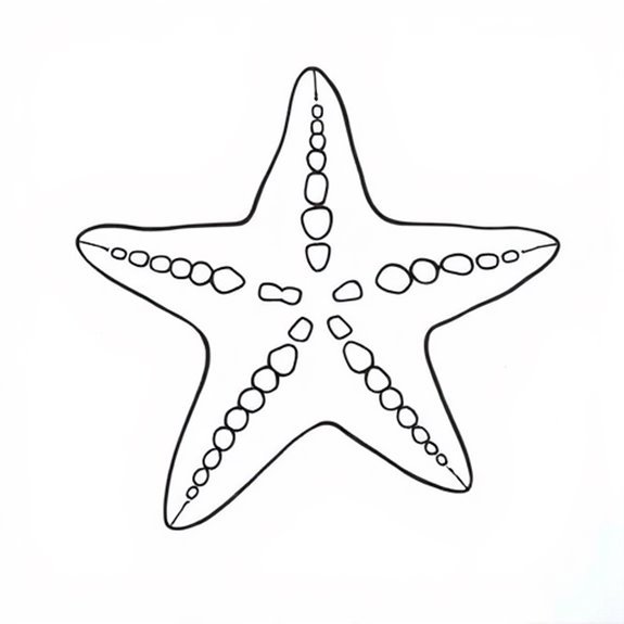 Detailed Starfish Visual Depiction Coloring Pages Detailed Starfish Visual Depiction Coloring Pages