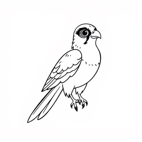 Distinctive Aplomado Falcon Species Coloring Pages Distinctive Aplomado Falcon Species Coloring Pages