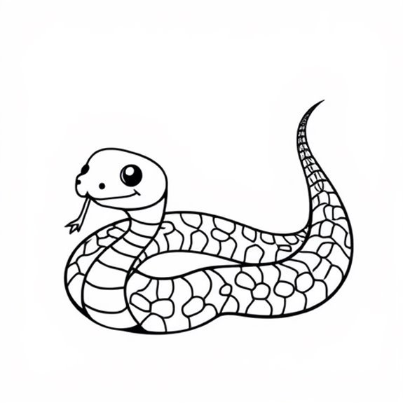 Distinctive Hognose Snake Image Coloring Pages Distinctive Hognose Snake Image Coloring Pages