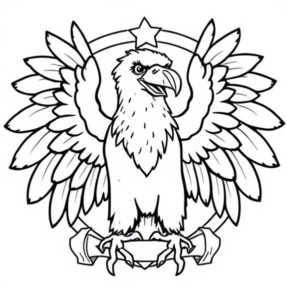 Eagles Significance Through History Coloring Pages Eagles Significance Through History Coloring Pages