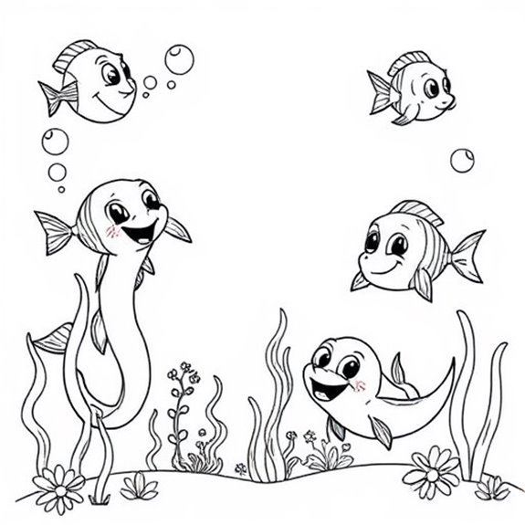 Eel S Aquatic Companionship Adventures Coloring Pages Eel S Aquatic Companionship Adventures Coloring Pages