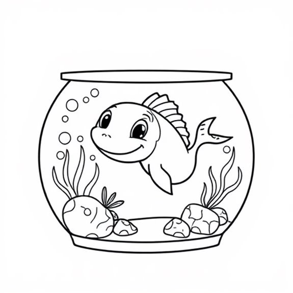 Eel Swimming In Aquarium Coloring Pages Eel Swimming In Aquarium Coloring Pages