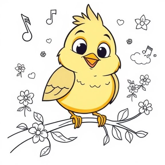 Engaging Activities For Canaries Coloring Pages Engaging Activities For Canaries Coloring Pages