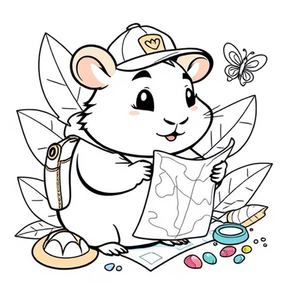 Exploring New Guinea Pig Adventures Coloring Pages Exploring New Guinea Pig Adventures Coloring Pages