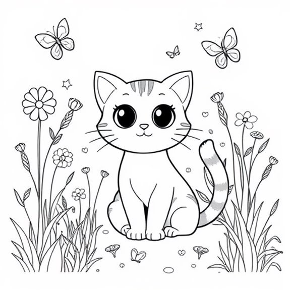 Felines Thriving In Wilderness Coloring Pages Felines Thriving In Wilderness Coloring Pages