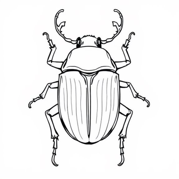 Goliath Beetle Characteristics Overview Coloring Pages Goliath Beetle Characteristics Overview Coloring Pages