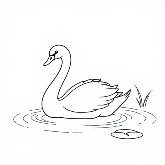 Graceful Bird Gliding Serenely Coloring Pages Graceful Bird Gliding Serenely Coloring Pages