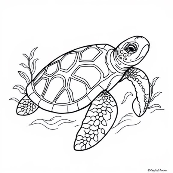 Graceful Ocean Dwelling Reptiles Coloring Pages Graceful Ocean Dwelling Reptiles Coloring Pages