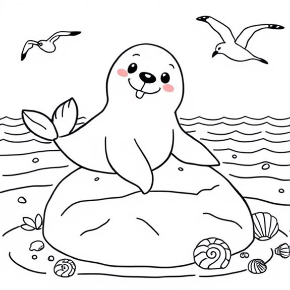Interesting Seal Trivia Revealed Coloring Pages Interesting Seal Trivia Revealed Coloring Pages