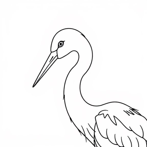 Intricate Crane Design Features Coloring Pages Intricate Crane Design Features Coloring Pages