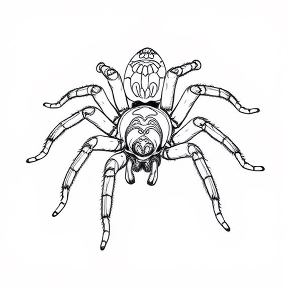 Intricate Tarantula Artwork Collection Coloring Pages Intricate Tarantula Artwork Collection Coloring Pages