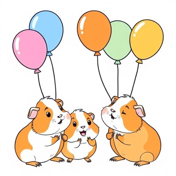 Joyful Pigs Flying Balloons Coloring Pages Joyful Pigs Flying Balloons Coloring Pages