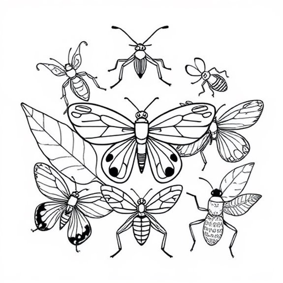 Leaf Insect Coloring Page Coloring Pages Leaf Insect Coloring Page Coloring Pages