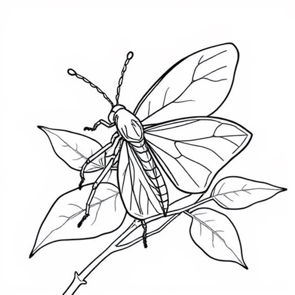 Leaf Insect Coloring Page Coloring Pages Leaf Insect Coloring Page Coloring Pages