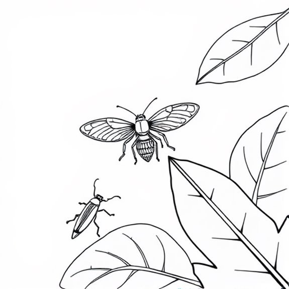 Leaf Insect Coloring Page Coloring Pages Leaf Insect Coloring Page Coloring Pages