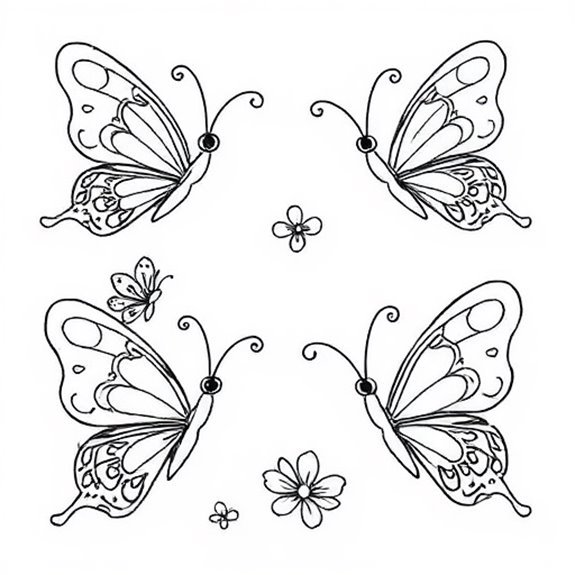Magical Butterflies In Fantasy Coloring Pages Magical Butterflies In Fantasy Coloring Pages