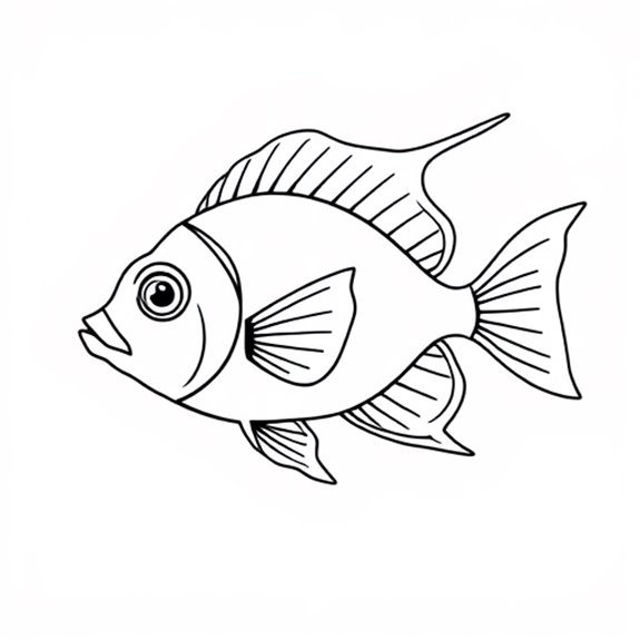 Magical Colorful Fish Design Coloring Pages Magical Colorful Fish Design Coloring Pages