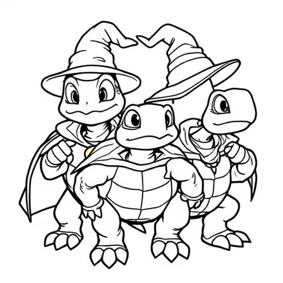 Magical Heroic Turtle Adventures Coloring Pages Magical Heroic Turtle Adventures Coloring Pages