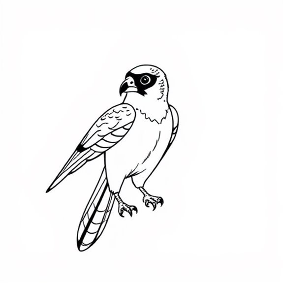 Majestic Lanner Falcon Soars Coloring Pages Majestic Lanner Falcon Soars Coloring Pages
