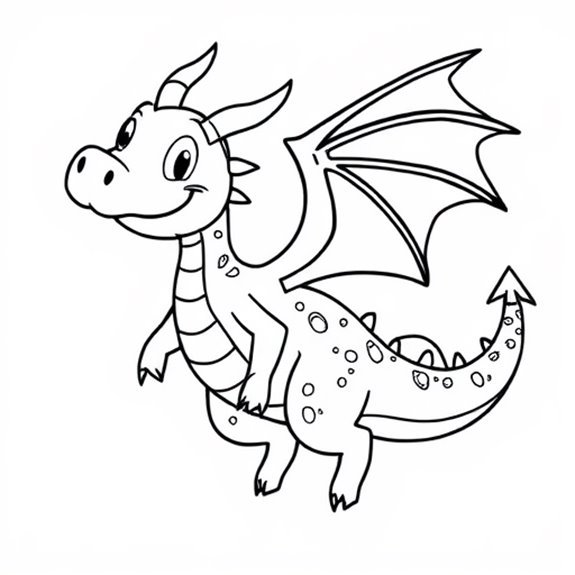 Majestic Soaring Mythical Creature Coloring Pages Majestic Soaring Mythical Creature Coloring Pages