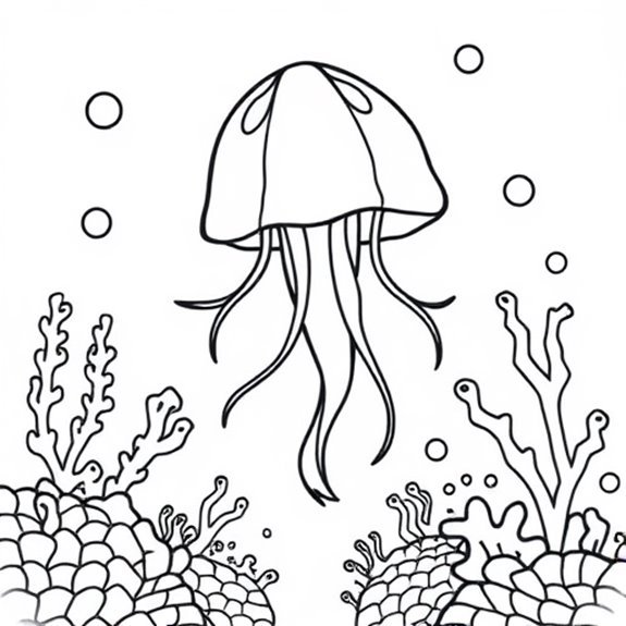 Marine Life Symbiosis Explored Coloring Pages Marine Life Symbiosis Explored Coloring Pages