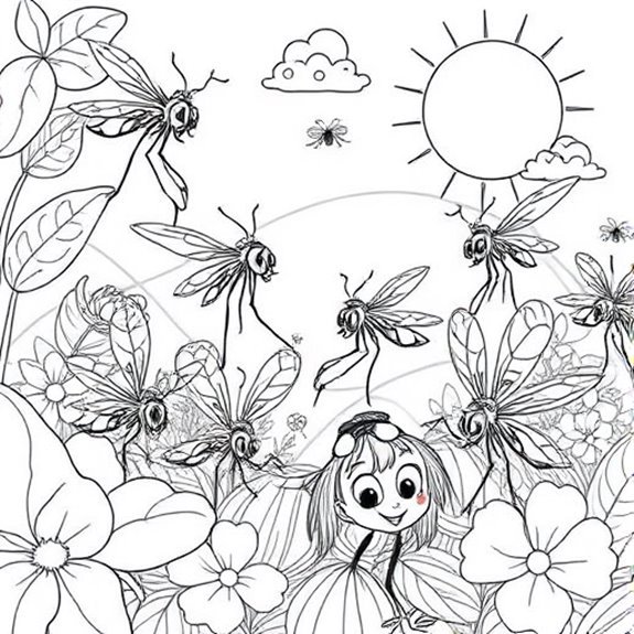 Mosquitoes Embark On Adventures Coloring Pages Mosquitoes Embark On Adventures Coloring Pages