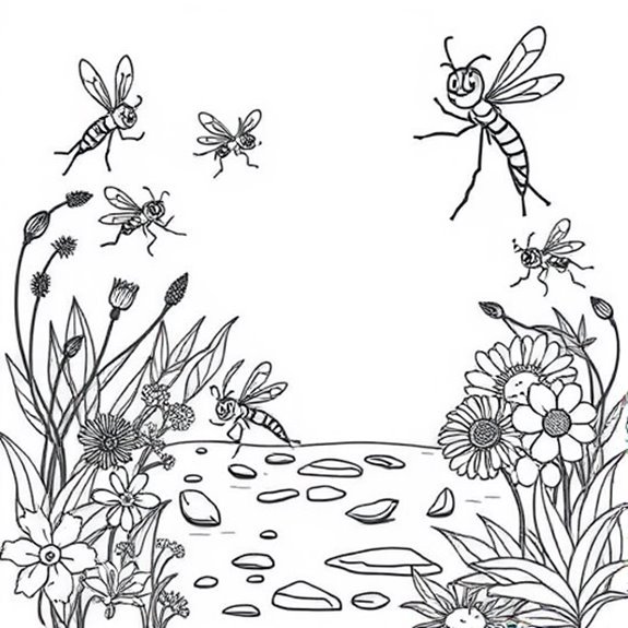 Mosquitoes In Natural Settings Coloring Pages Mosquitoes In Natural Settings Coloring Pages